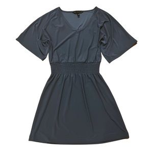 WHBM White House Black Market kimono-sleeve smock-waist dress, size XS.